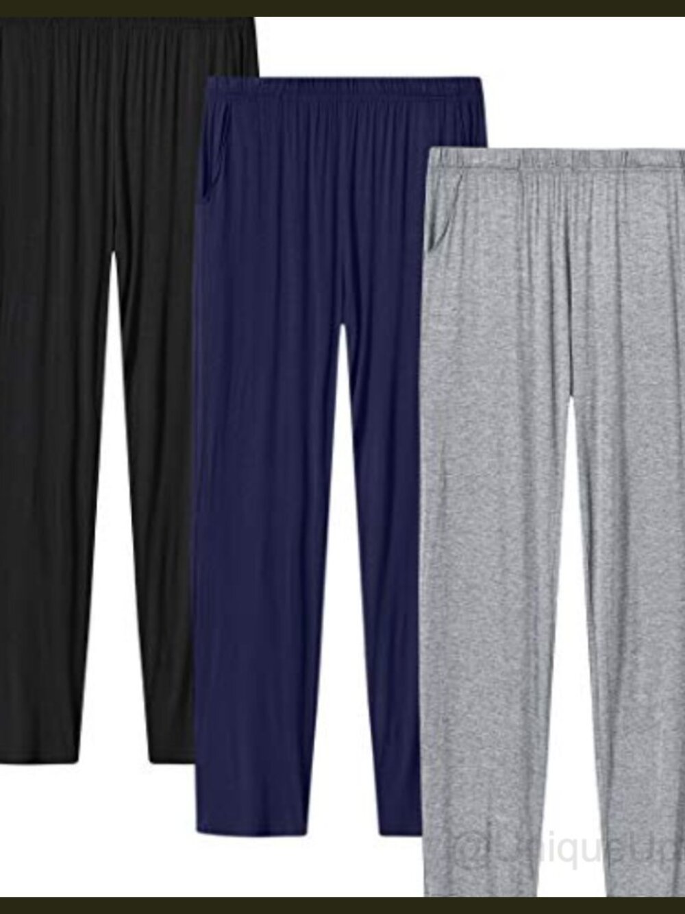 Modal Pajama Bottoms Lightweight Lounge Pants Drawstring Pockets